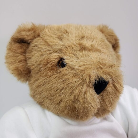 Vermont Teddy Bear Company Brown Bear Jointed Love Tattoo White Shirt Jeans - Picture 3 of 9